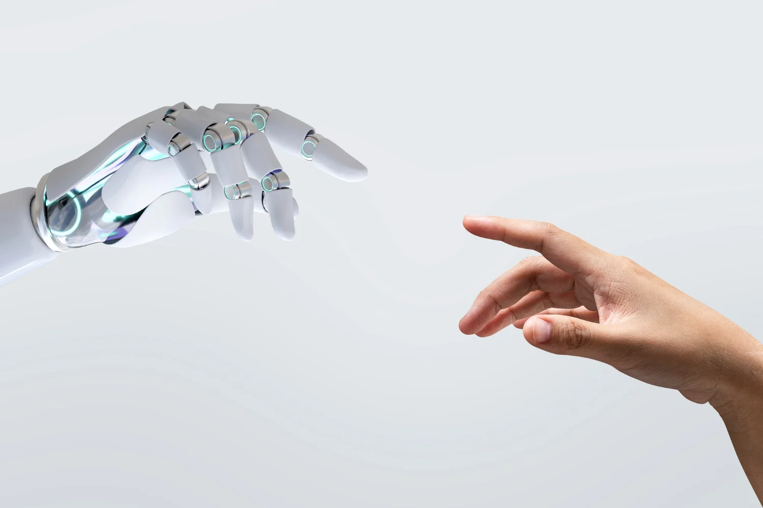 machine learning avec un robot et un humain